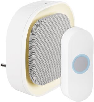 Praxis Exin Gong - Nachtlamp - Beldrukker - Plugin - Wit