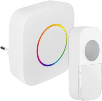 Praxis Exin Gong - Plugin - Beldrukker - Kinetisch - Licht - Wit