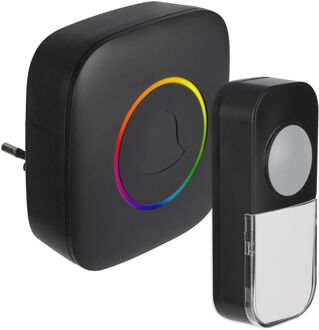 Praxis Exin Gong - Plugin - Beldrukker - Kinetisch - Licht - Zwart