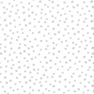 Praxis Fabulous World Behang Dots wit en grijs 67106-1