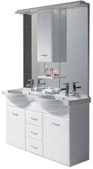 Praxis Fiësta Badmeubelset 126cm Wit