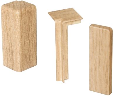 Praxis Flexi Accessoires Set Afwerking Plinten Licht Eik Kl 17