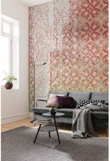 Praxis Fotobehang - Art Nouveau Rouge 250x280cm - Vliesbehang Multikleur