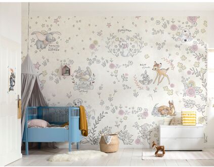 Praxis Fotobehang - Best of Friends 368x254cm - Papierbehang Multikleur