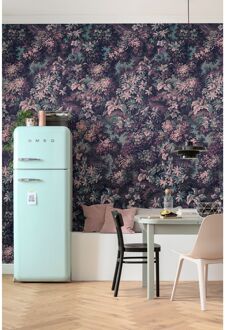 Praxis Fotobehang - Botanique Aubergine 300x280cm - Vliesbehang Multikleur