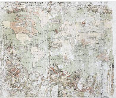 Praxis Fotobehang - British Empire 300x250cm - Vliesbehang Multikleur