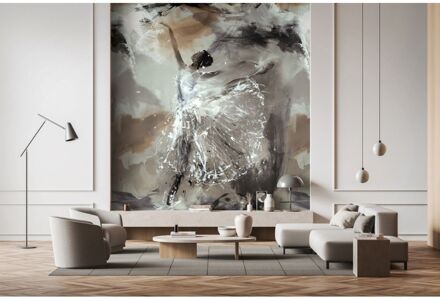 Praxis Fotobehang City Romance 35097 - Grijs - Bruin - Zwart - Wit - 2,70 M X 212 Cm