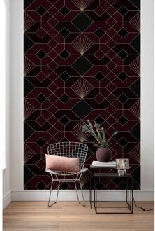 Praxis Fotobehang - Coquilles Rouges 150x280cm - Vliesbehang Multikleur