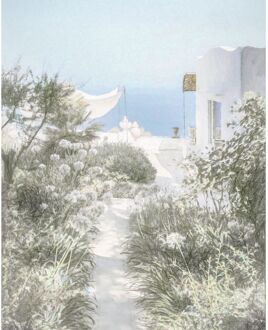 Praxis Fotobehang - Côte d'Azur 200x250cm - Vliesbehang Multikleur