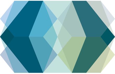 Praxis Fotobehang - Gem Stone Kite 400x250cm - Vliesbehang Multikleur