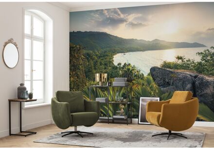 Praxis Fotobehang - Golden Air 450x280cm - Vliesbehang Multikleur