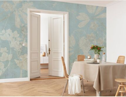 Praxis Fotobehang - Jardin sur Papier 350x250cm - Vliesbehang Multikleur