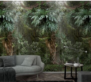 Praxis Fotobehang Jungle - Groen - Bruin - 2,70m X 159cm