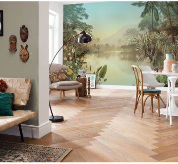 Praxis Fotobehang Lac Tropical 400x270 cm Multikleur