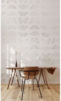 Praxis Fotobehang - Mur de Papillons 200x250cm - Vliesbehang Multikleur