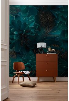 Praxis Fotobehang Ombres - Groen - 2,50m X 350cm