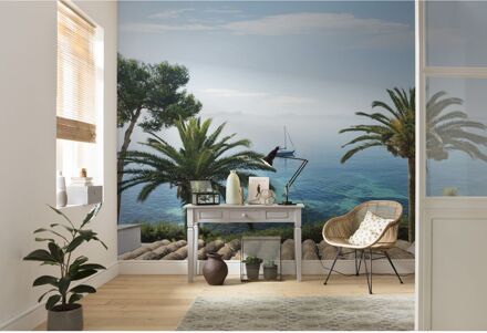 Praxis Fotobehang - Paradise View 450x280cm - Vliesbehang Multikleur