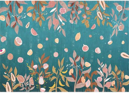 Praxis Fotobehang - Rêve de Fruits 350x250cm - Vliesbehang Multikleur