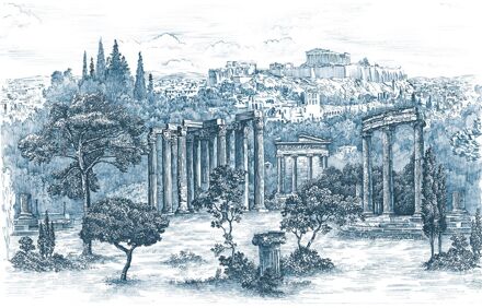 Praxis Fotobehang - Ruins 400x250cm - Vliesbehang Multikleur