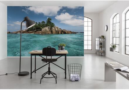 Praxis Fotobehang - Schatzinsel 450x280cm - Vliesbehang Multikleur