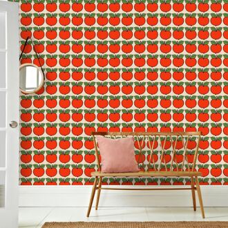 Praxis Fotobehang Seventies S719b9 - Oranje - Groen - 2,70 M X 419 Cm