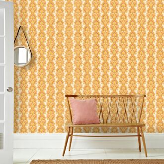 Praxis Fotobehang Seventies S734a9 - Oranje - Geel - Beige - 2,70 M X 419 Cm