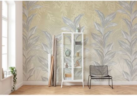 Praxis Fotobehang - Spring Frost 350x250cm - Vliesbehang Multikleur