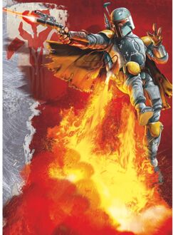 Praxis Fotobehang - Star Wars Boba Fett 184x254cm - Papierbehang Multikleur
