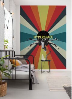Praxis Fotobehang - Star Wars Hyperspace 200x280cm - Vliesbehang Multikleur
