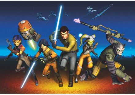 Praxis Fotobehang - Star Wars Rebels Run 368x254cm - Papierbehang Multikleur