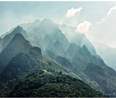 Praxis Fotobehang - The Summit 300x250cm - Vliesbehang Multikleur