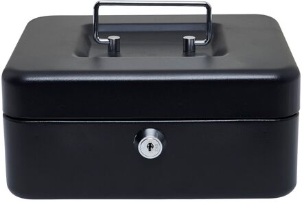 Praxis Geldkist 10359190 - Met Sleutelslot - 6 Opbergvakken - 25x18x9cm