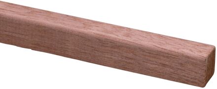 Praxis Glaslat - Hardhout - Onbehandeld - 19x16mm - 270cm