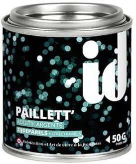 Praxis Glitters Additief Paillett' Zilver 50gr
