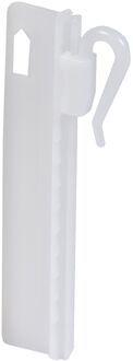 Praxis Gordijn Instikhaak- In Hoogte Verstelbaar - Wit - 55 Mm - 25 Stuks