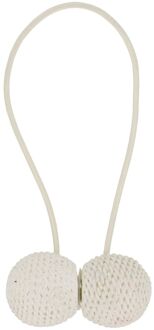 Praxis Gordijnbinder - Bollen - Magnetisch - Wit