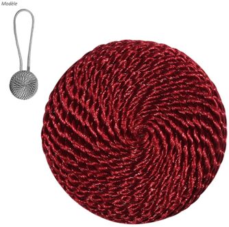 Praxis Gordijnbinder Magneet Glanzend Bordeaux