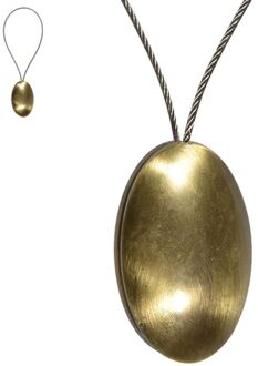 Praxis Gordijnbinder Magneet Ovaal Goud