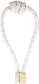 Praxis Gordijnbinder - Magnetisch - Wit - Hout