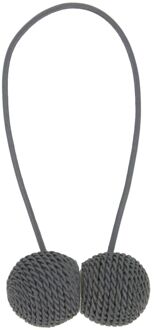 Praxis Gordijnbinder Met Bollen Magnetisch Glanzend Grijs