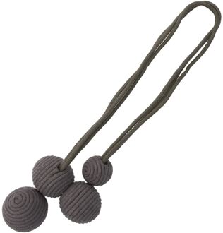 Praxis Gordijnbinder Met Bollen Magnetisch Grijs