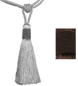 Praxis Gordijnbinder Met Kwast Bruin