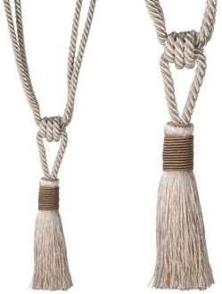 Praxis Gordijnbinder Met Kwast Ecru