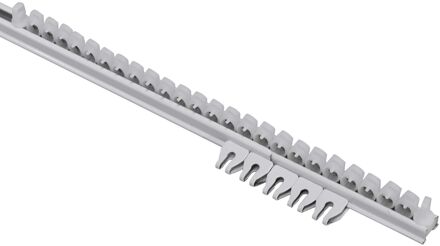 Praxis Gordijnrail - Plus - Uitschuifbaar - Wit - 260-500 Cm