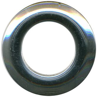 Praxis Gordijnringen Glanzend Zilver 8 Stuks