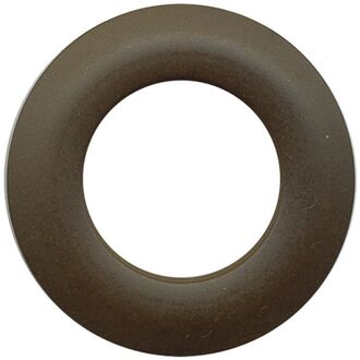 Praxis Gordijnringen Mat Bruin 8 Stuks