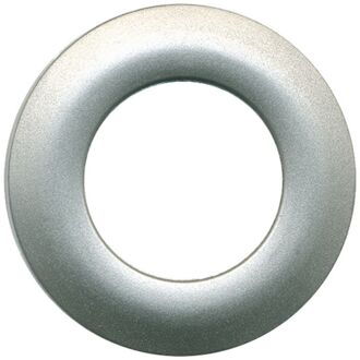 Praxis Gordijnringen Mat Zilver 8 Stuks