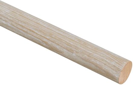 Praxis Gordijnroede Fsc Ruw Ceruse 120cm