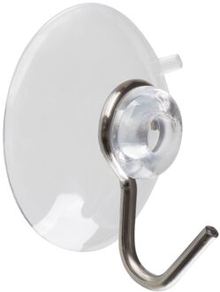 Praxis Haak Met Zuignap 6x1 Transparant