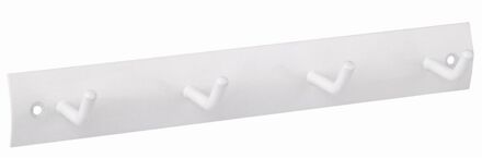 Praxis Hangstang 4 Haken, Wit